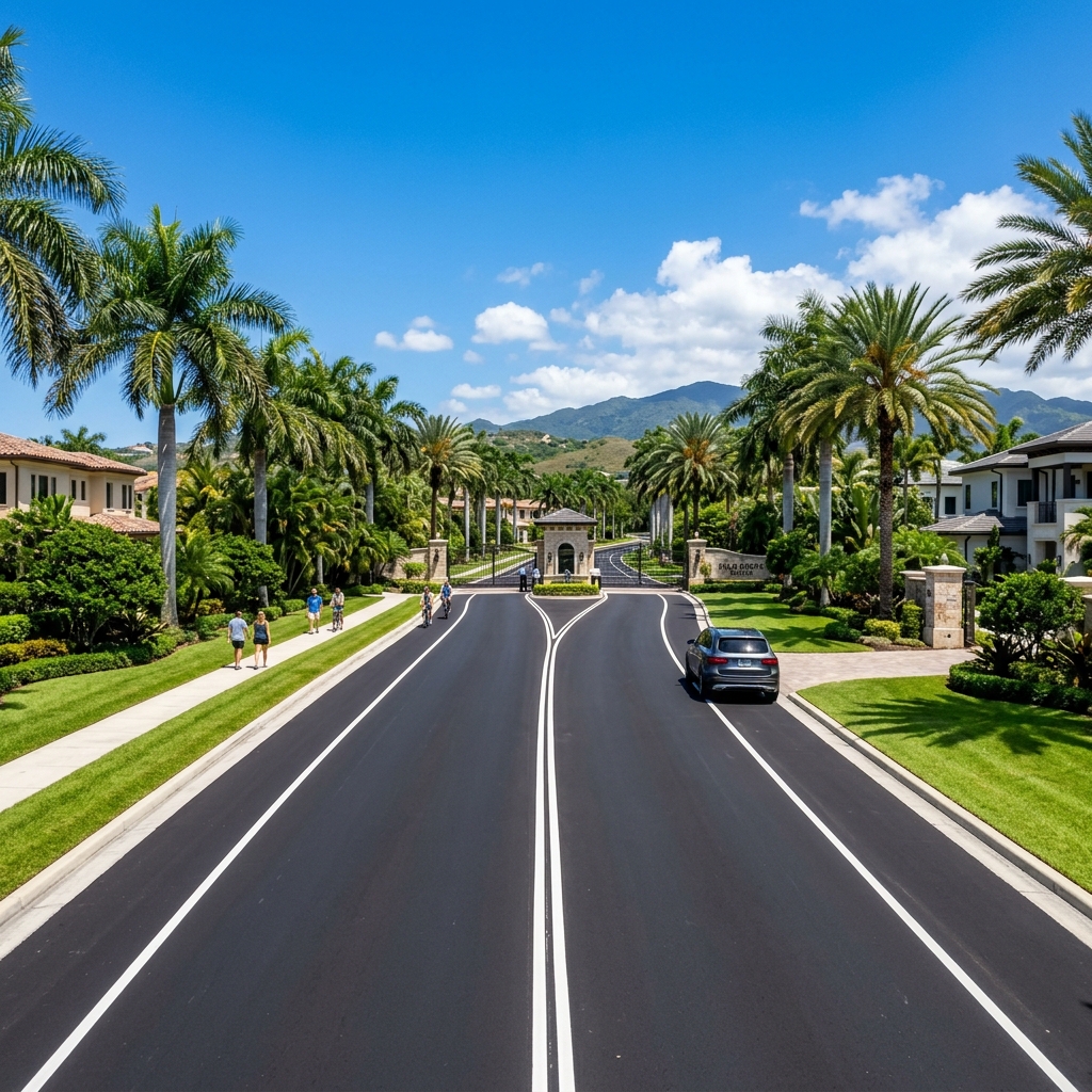 Wide Blacktop Roads (60/50/40 ft)