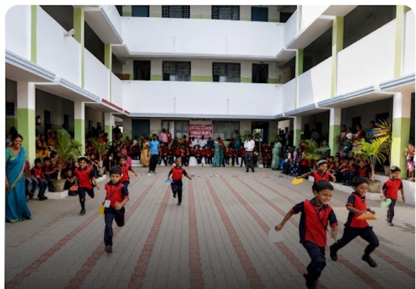 Reputed school campus